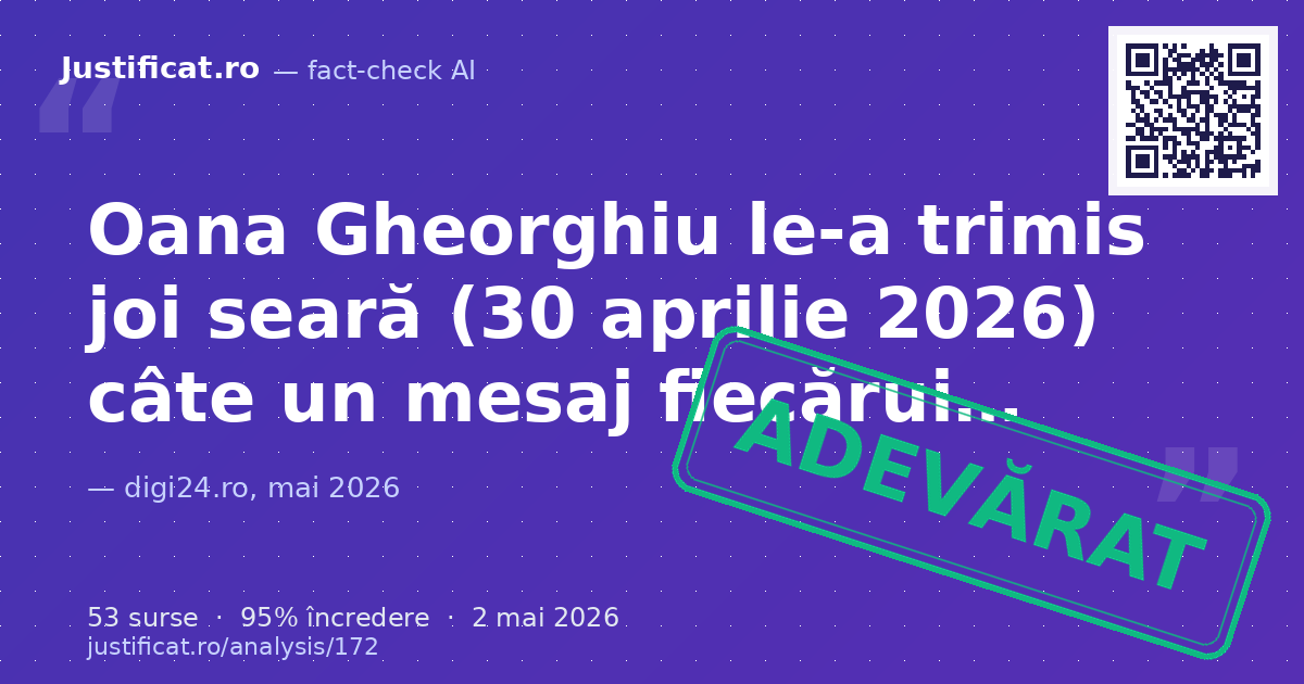 Articolul afirmă că vicepremierul Oana Gheorghiu a trimis parlamentarilor un raport despre listarea compa… — verdict ADEVĂRAT