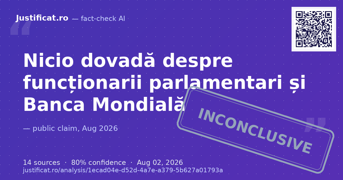 S-a analizat existența unei legături directe, a unui proiect specific sau a unei reglementări comune în… — rated NECONCLUDENT