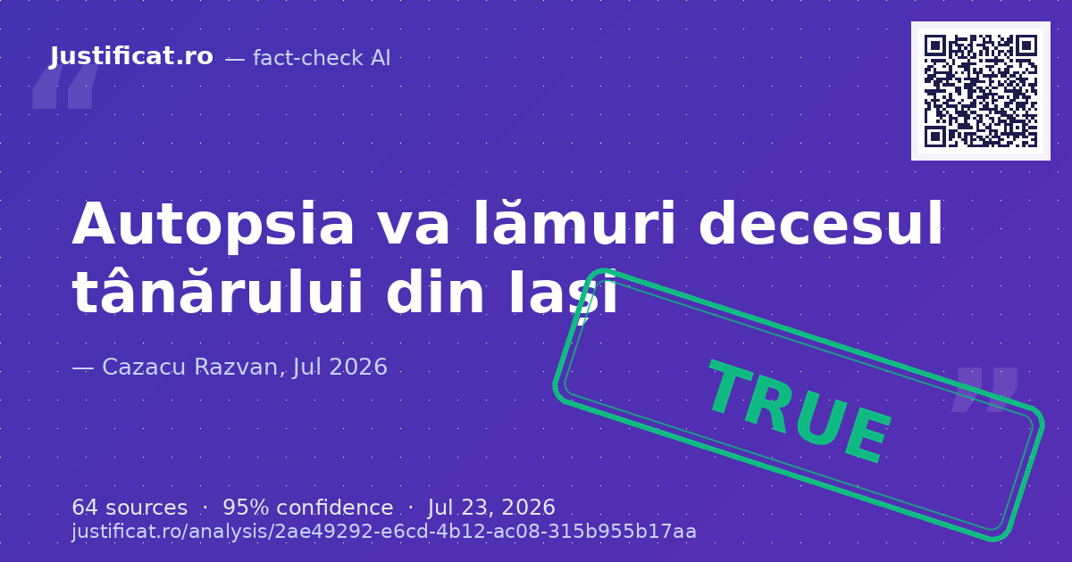 Reacția unui antrenor de fitness și nutriționist (Cazacu Răzvan) la știrile din mass-media privind decesul… — rated ADEVĂRAT