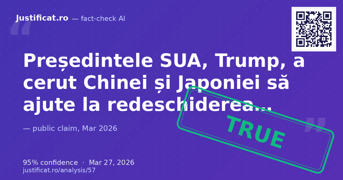 O imagine cu textul "BREAKING NEWS TechTimes JUST IN: US PRESIDENT TRUMP CALLS FOR CHINA AND JAPAN TO HELP… — rated ADEVĂRAT