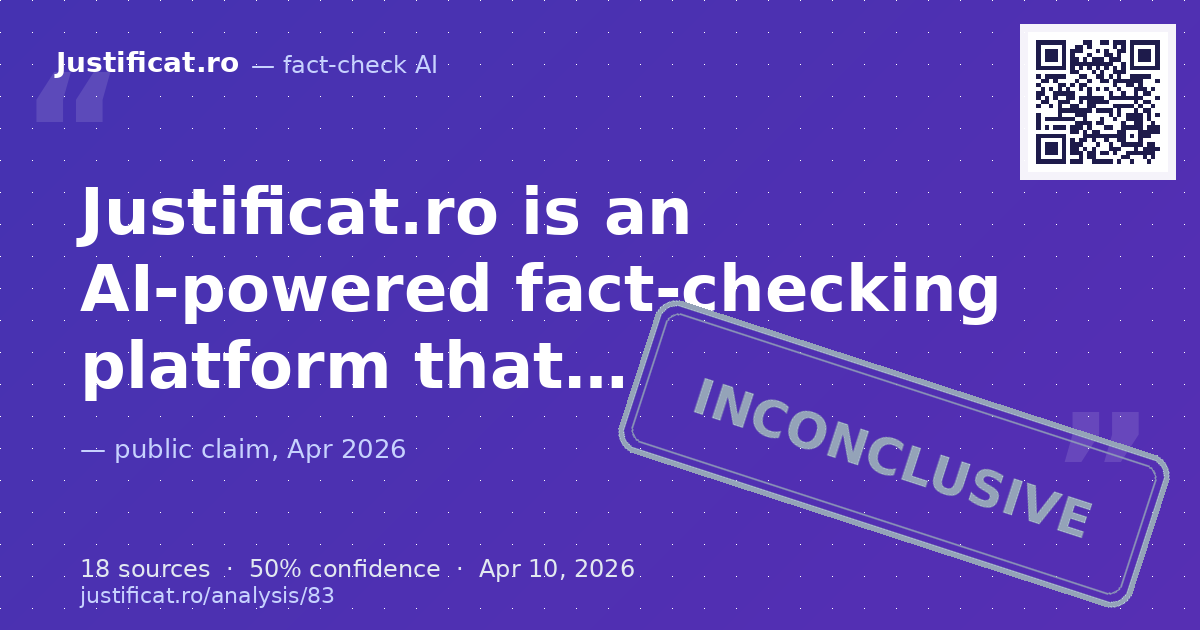 The content provided is the website `justificat.ro` and related dictionary definitions of the word "jus… — rated NECONCLUDENT